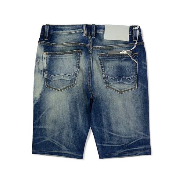 Cult of individuality (Blue wosley rocker slim denim short)