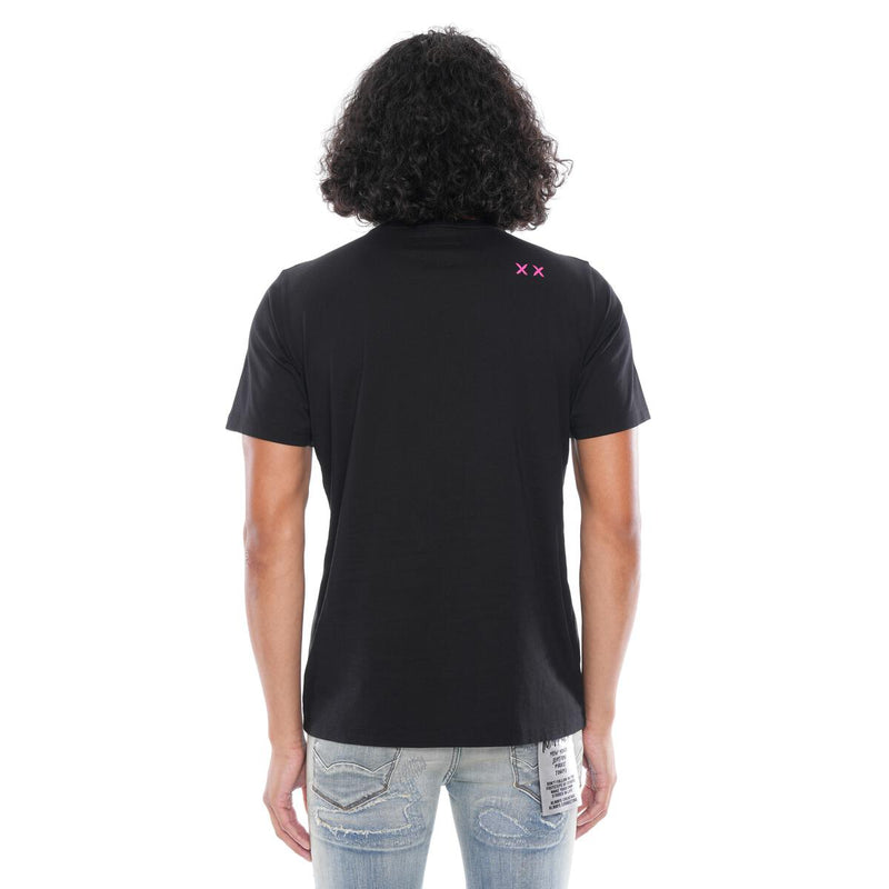 Cult of individuality (black brush logo short sleeve crewneck t-shirt)