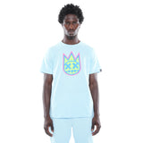 Cult of  Individuality (blue 3D clean shimuchan logo short sleeve t-shirt)