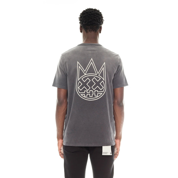 Cult of individuality (Vint charcoal "Shimuchan logo short sleeve crewneck t-shirt)