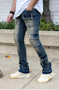 Damati denim (blue vintage skinny stacked jean)