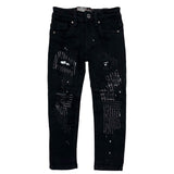 Denimicity (kids jet black/white jean)