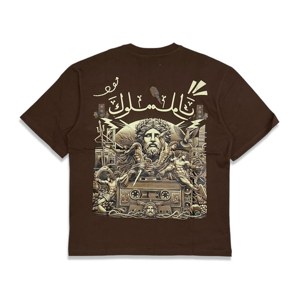 Denimicity (Men’s Brown “king heavy weight t-shirt)