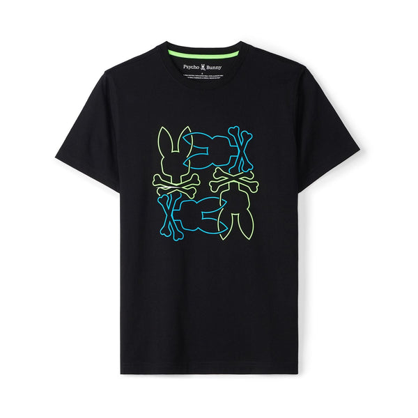 Psycho Bunny (Men's Black Rodman Graphic T-Shirt)