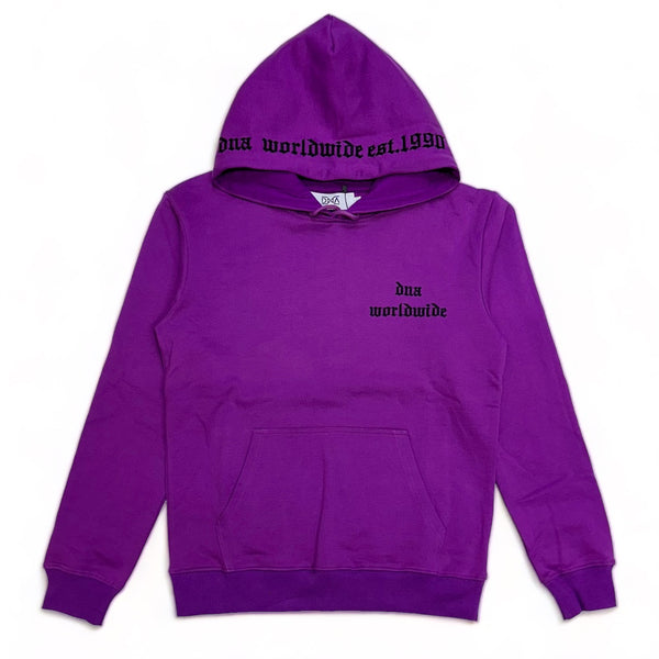 DNA premium (Purple/Black “world wide" hoodie)