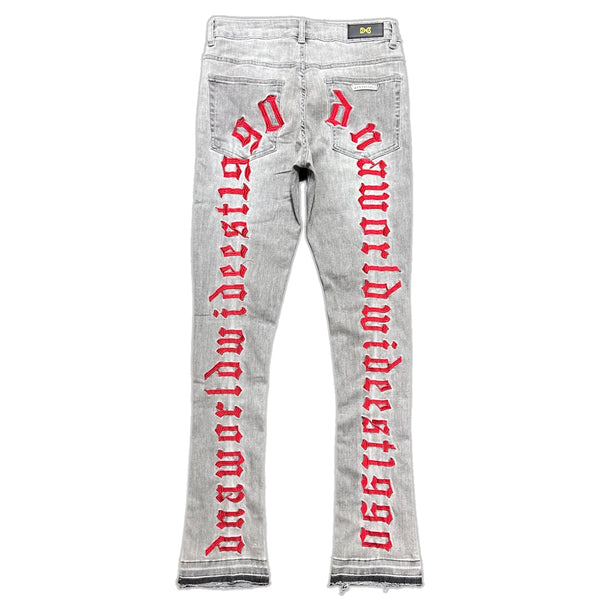 DNA premium (grey/ red “world wide handcrafted jean)