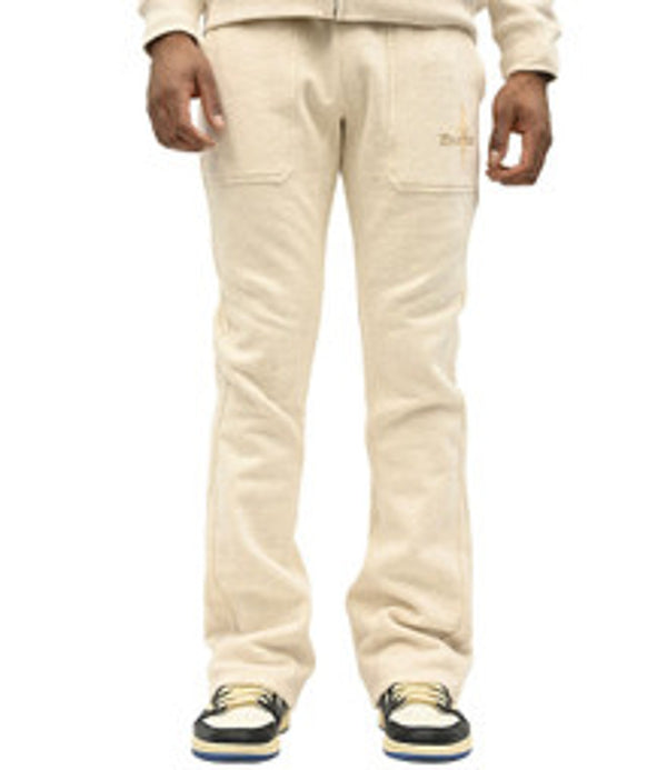 Doctrine (Heather Oatmeal Wash Signature Stacked Jogging Set)