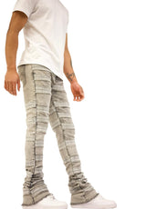 Doctrine denim (steel gray kill joy super stacked jean)