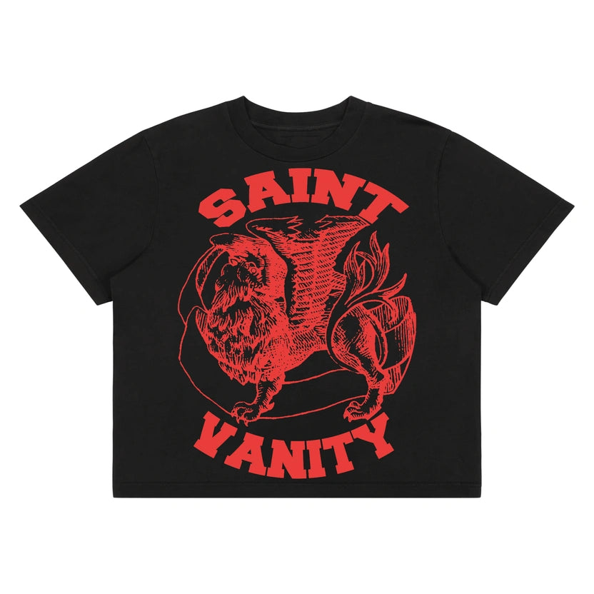 Saint Vanity Griffin Tee Black/Red