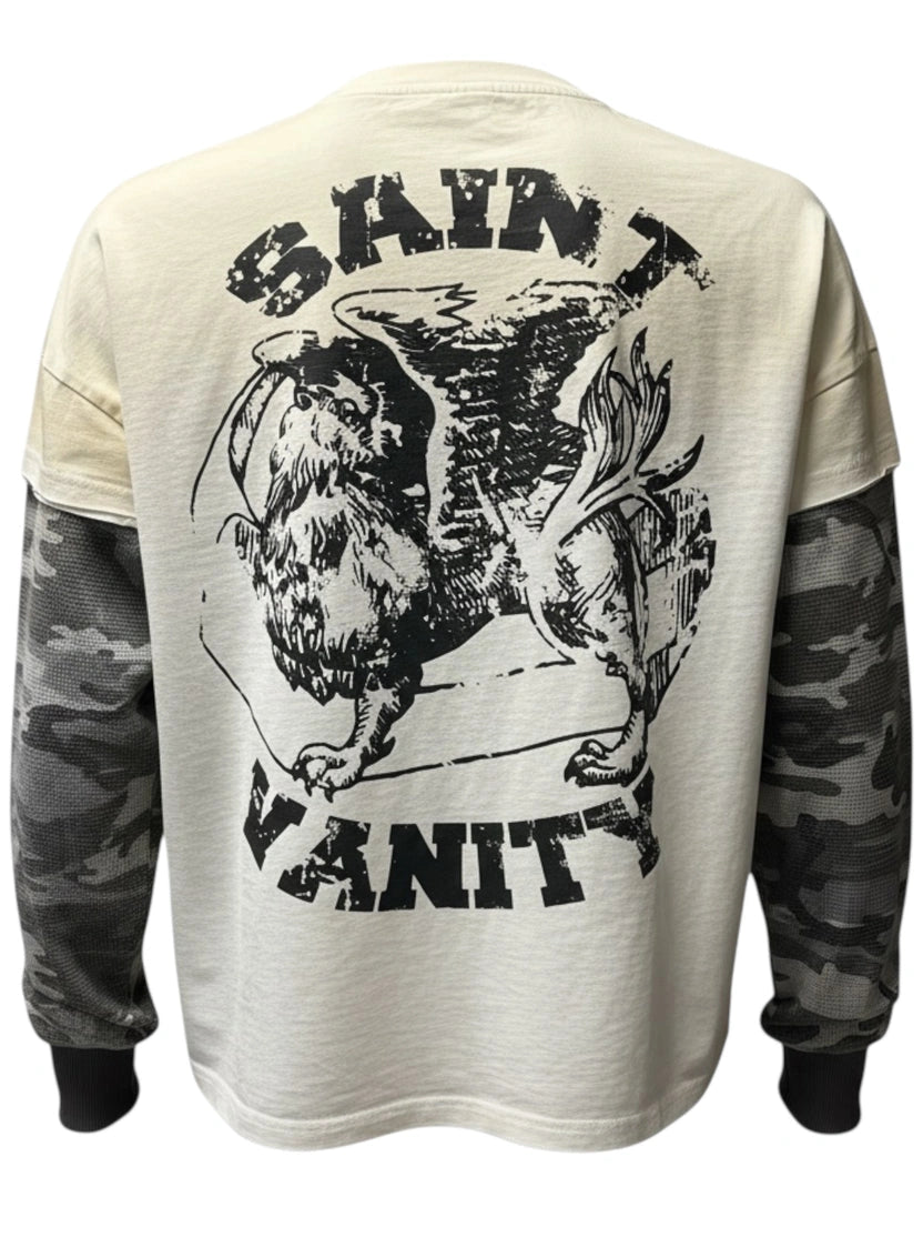 Saint Vanity Smoke Camo Thermal L/S Tee