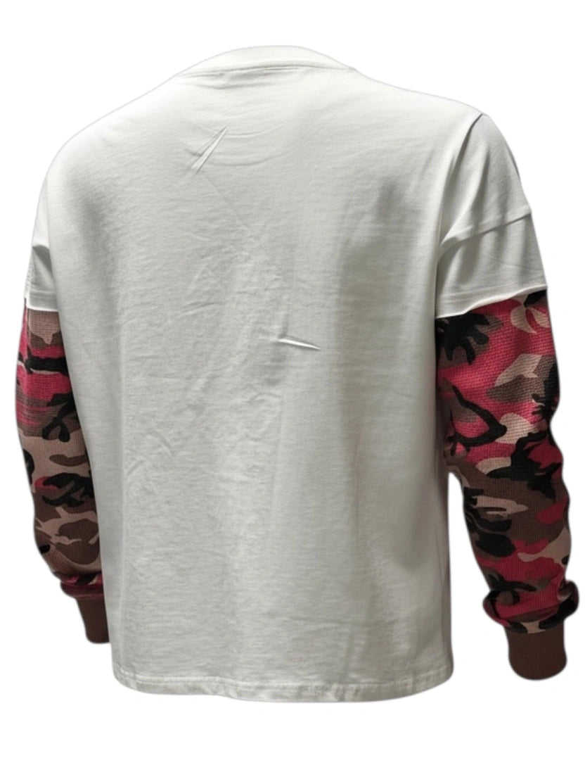 Saint Vanity Pink Camo Thermal L/S Tee