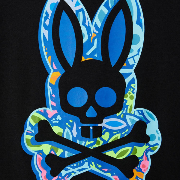 Psycho Bunny (Men's Black clifton graphic tee)
