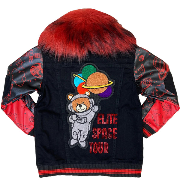 Elite denim (kids black/red jacket)