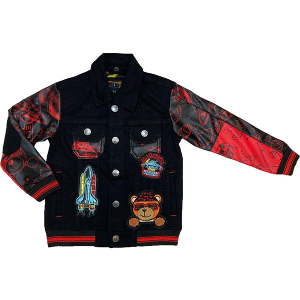 Elite denim (kids black/red jacket)