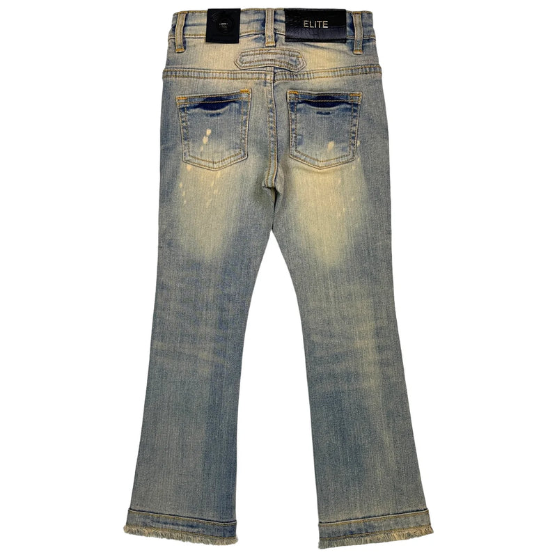 Elite Denim (Kids Vintage Splash Premium Stack Jean)