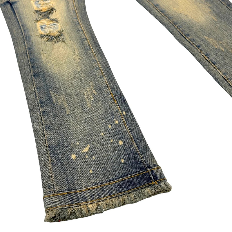 Elite Denim (Kids Vintage Splash Premium Stack Jean)