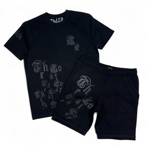 Elite Denim (Men's Black Goat Premium Short Set)