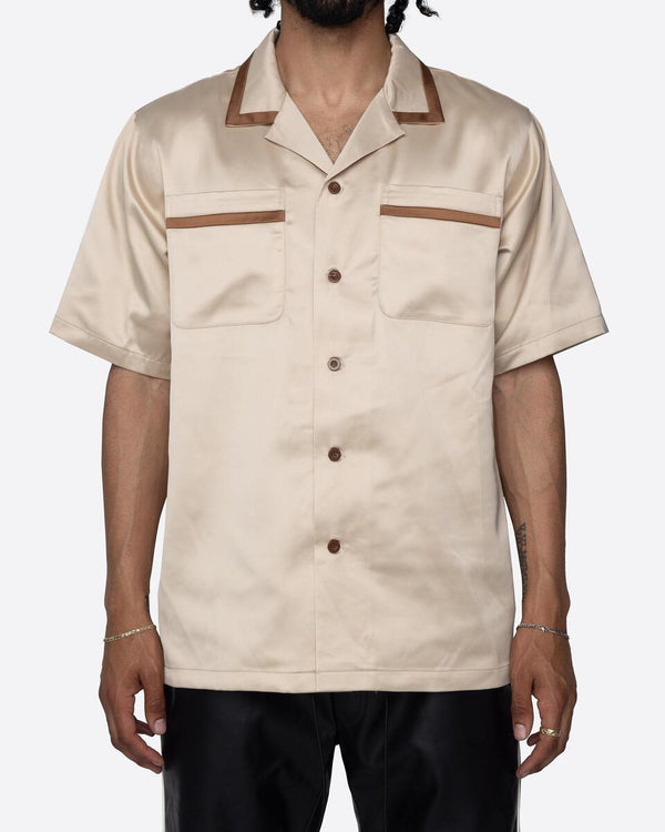 Eptm (tan villa button up t-shirt)