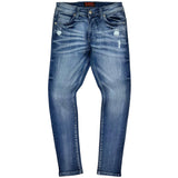 Exit (Men's blue Distressed Slim fit Jean)