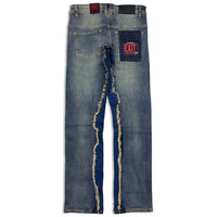 Exit Men's Blue indigo Slim fit designer jean