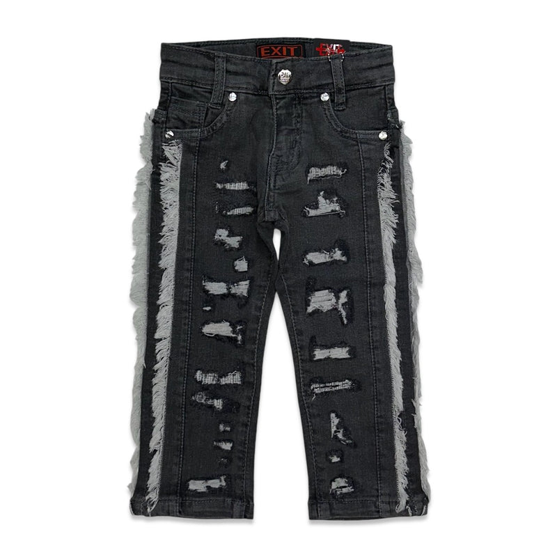 Exit (Kids Grey designer jean -25074)