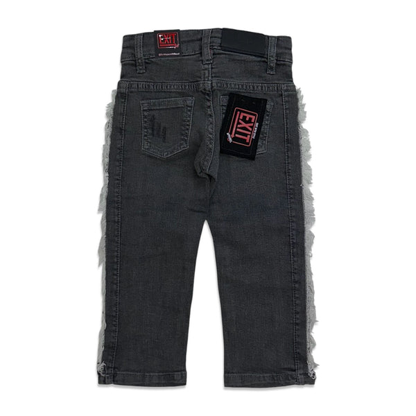 Exit (Kids Grey designer jean -25074)