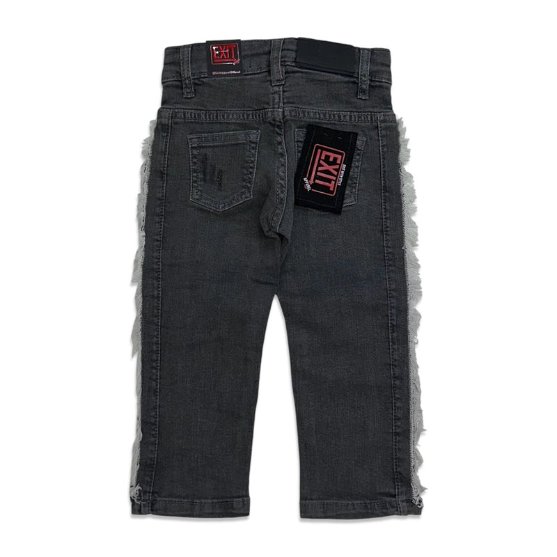 Exit (Kids Grey designer jean -25074)