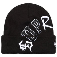 Supreme New Era Arc Beanie Black