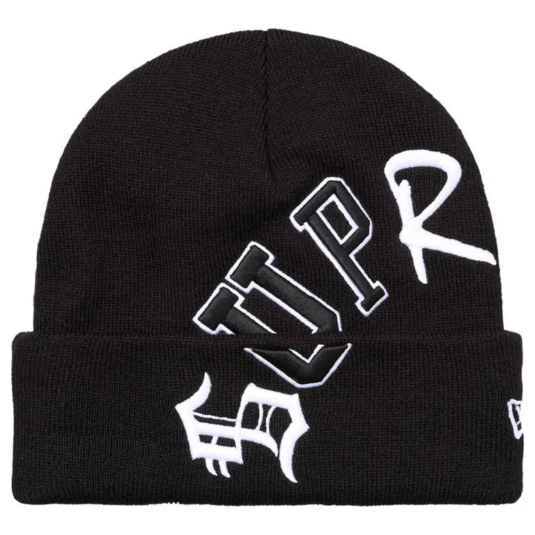 Supreme New Era Arc Beanie Black