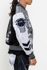 First Row Black Best Never rest varsity jacket