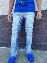 Focus Denim (Blue /royal blue skinny "heartless Stacked Jean)