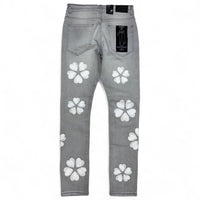 Focus denim (Grey/white heart jean)