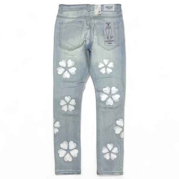 Focus denim (light blue heart jean)