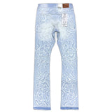 Focus denim (light blue wash “Cactus stacked jean)