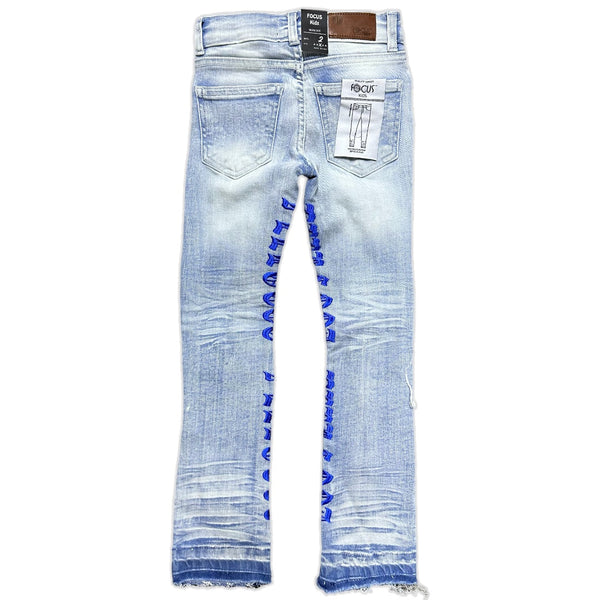 Focus (Kids Blue Skinny Stacked  Jean)