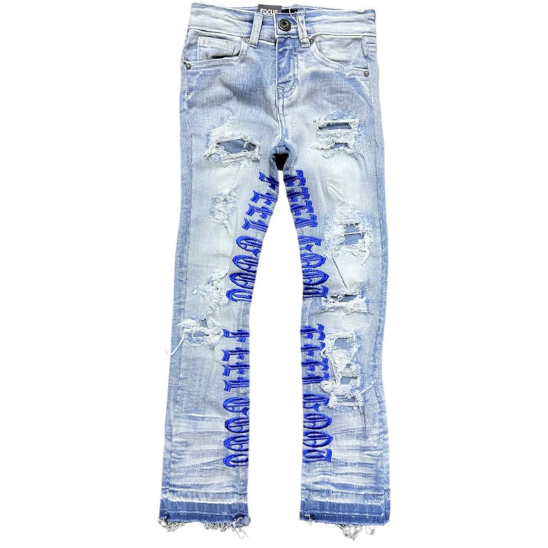 Focus (Kids Blue Skinny Stacked  Jean)