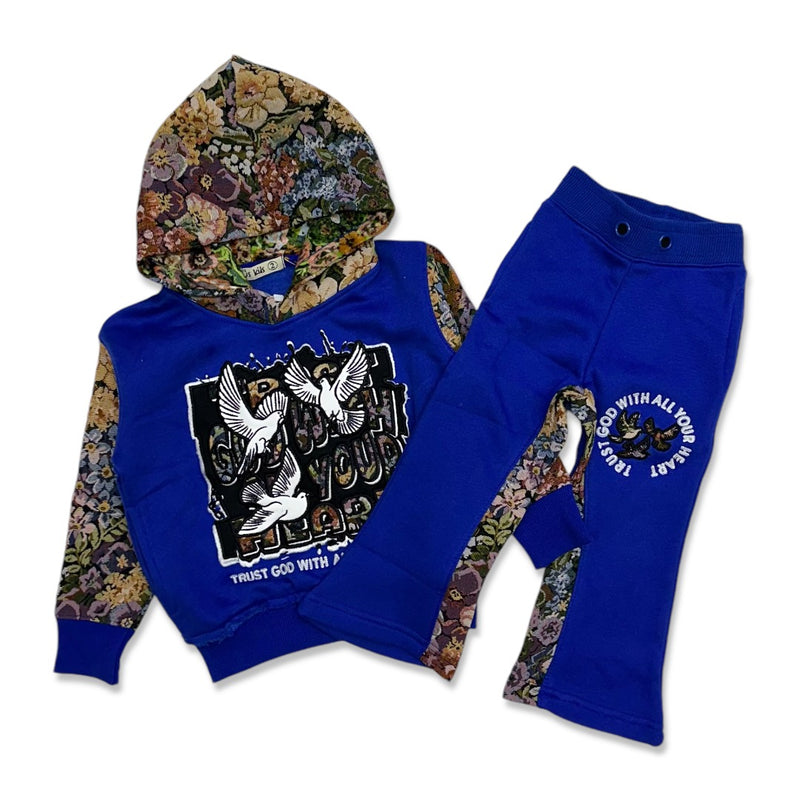 Focus (Kids "blue Trust god with all your heart jogging set)