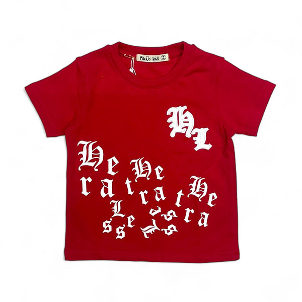 focus (Kids Red "heartless t-shirt)