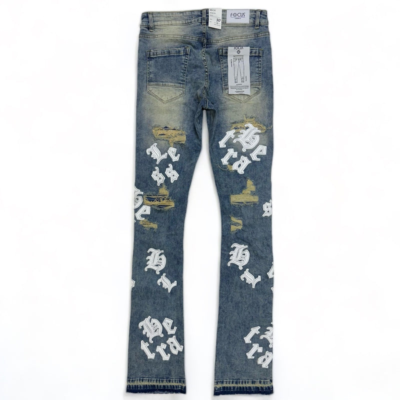 Focus denim (blue vintage heartless stacked jean)