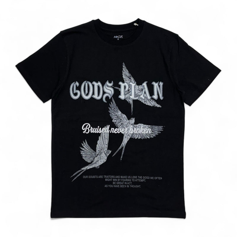 Focus (Black “god plan t-shirt)