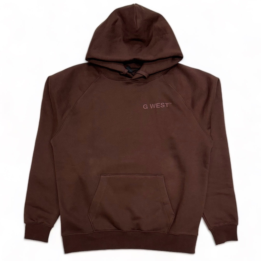 G west Men's Brown money mouth hoodie