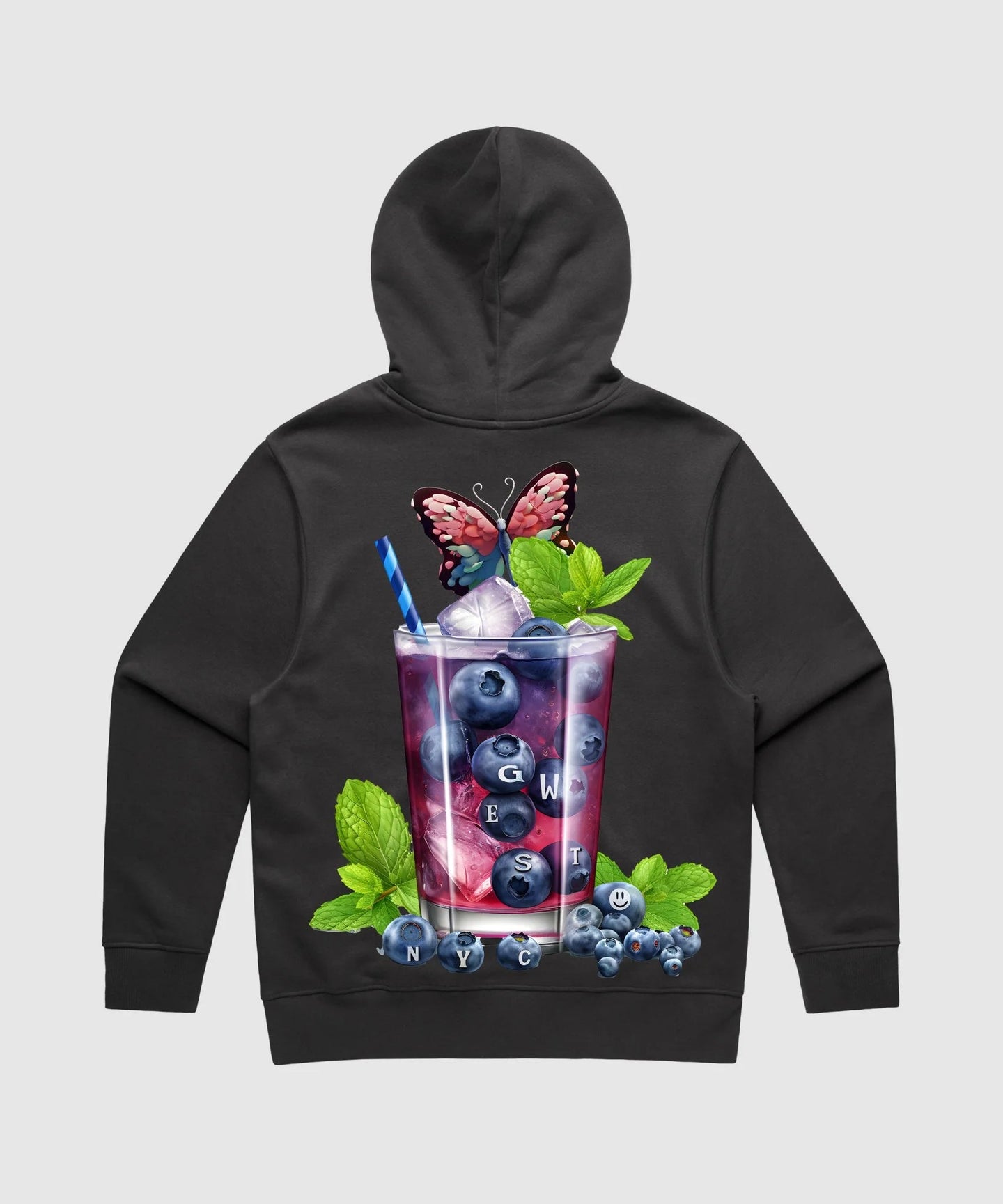 G West Men's Coal Blueberry mohito Hoodie