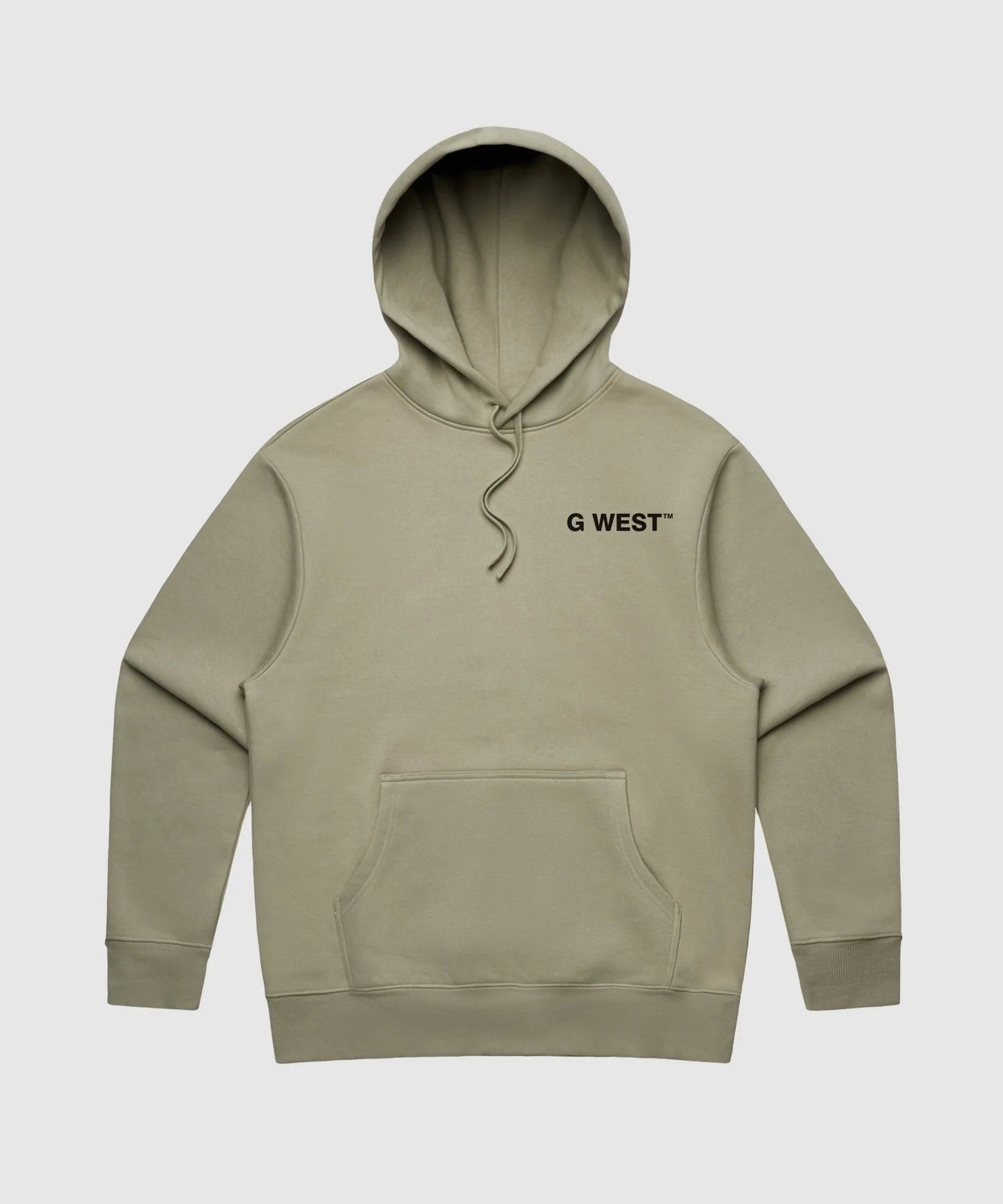 G West Men's Light Army Green Own Yo Mind Hoodie