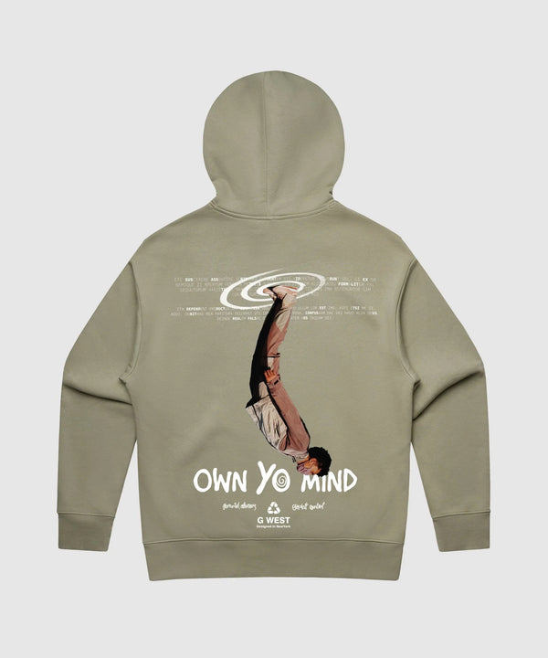 G West (Light Army Green "Own Yo Mind" Hoodie)