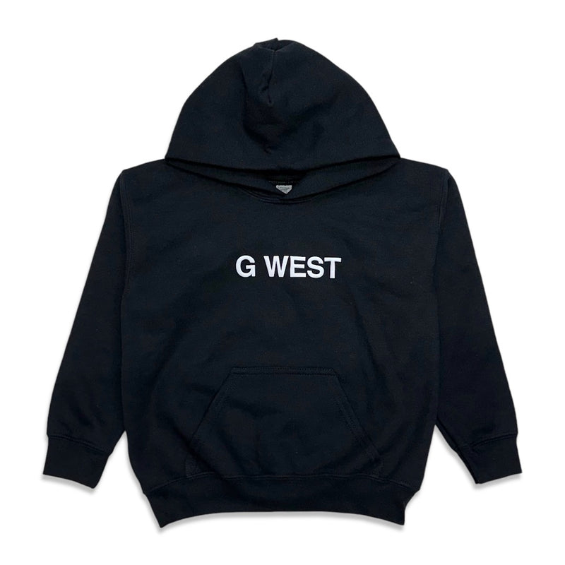 G West (Kids Black 3 pigeon hoodie)