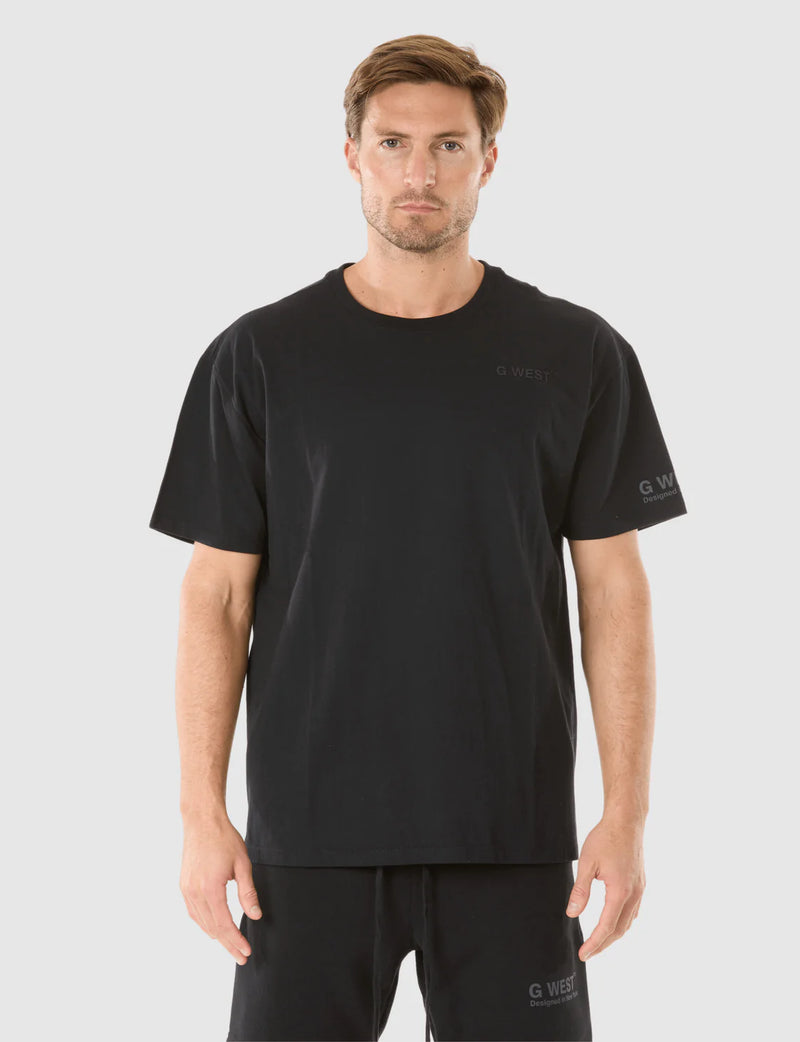 G west (black retro game t-shirt)