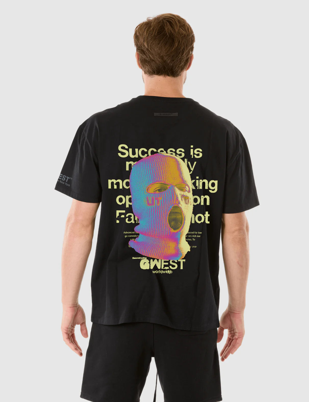 G west Men's black success t-shirt