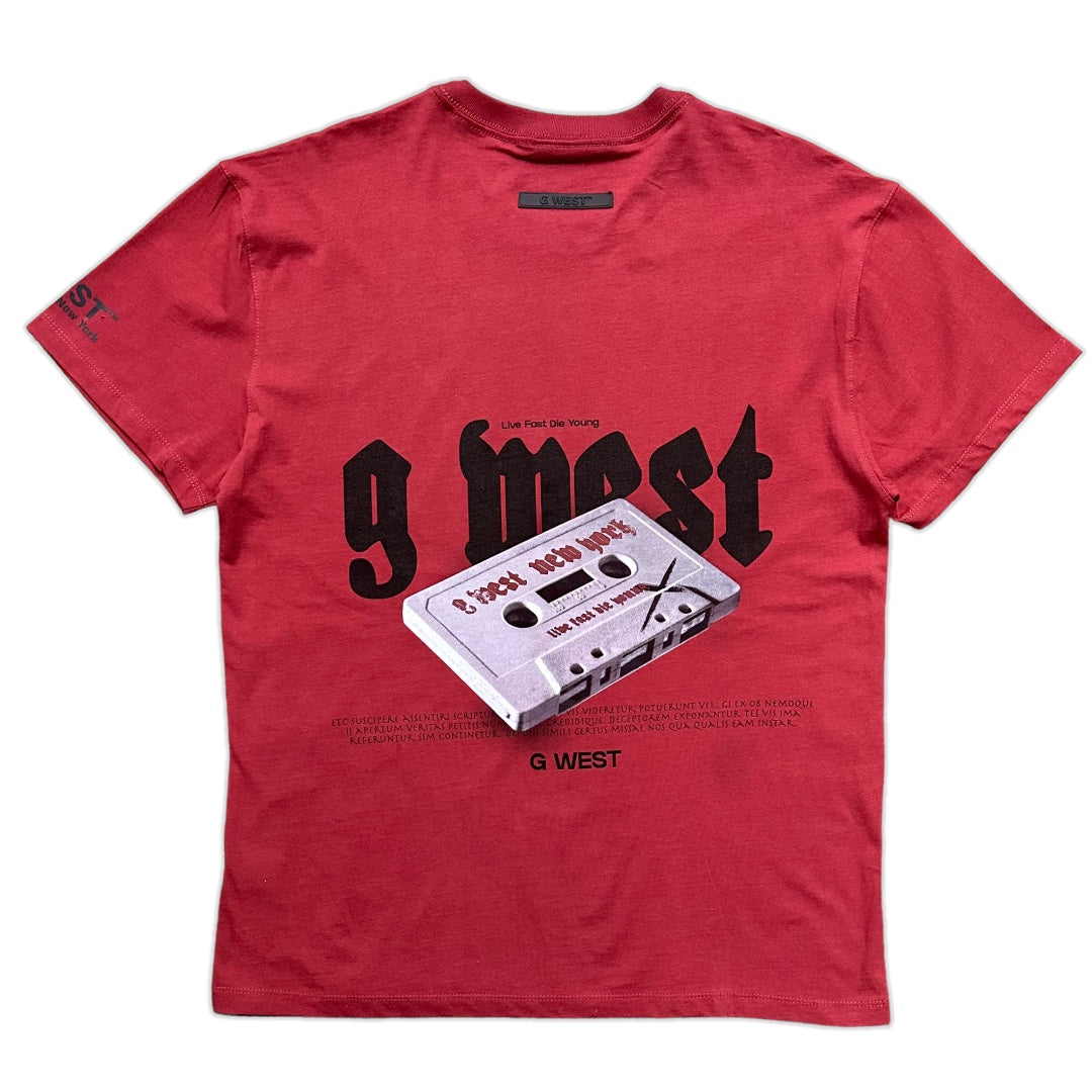 G west Men's brick red new rock t-shirt