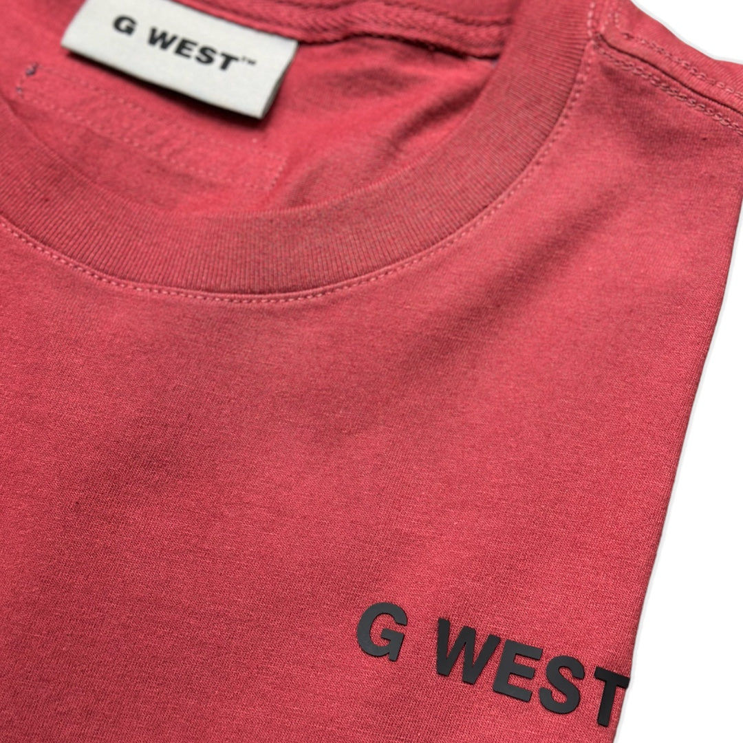 G west Men's brick red new rock t-shirt