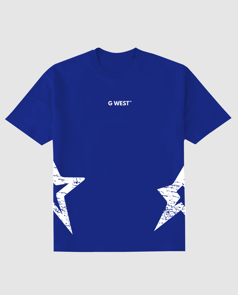 G west (royal blue /white arch logo t-shirt